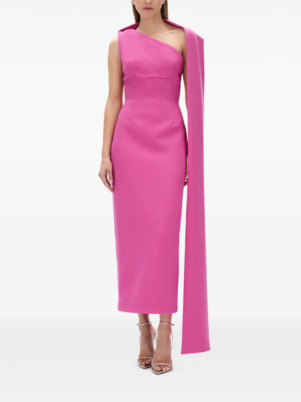 Clara Asymmetrical Cape Dress