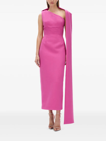Clara Asymmetrical Cape Dress