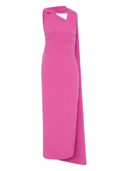 Clara Asymmetrical Cape Dress
