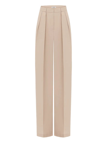 Pintuck Detailing Trousers