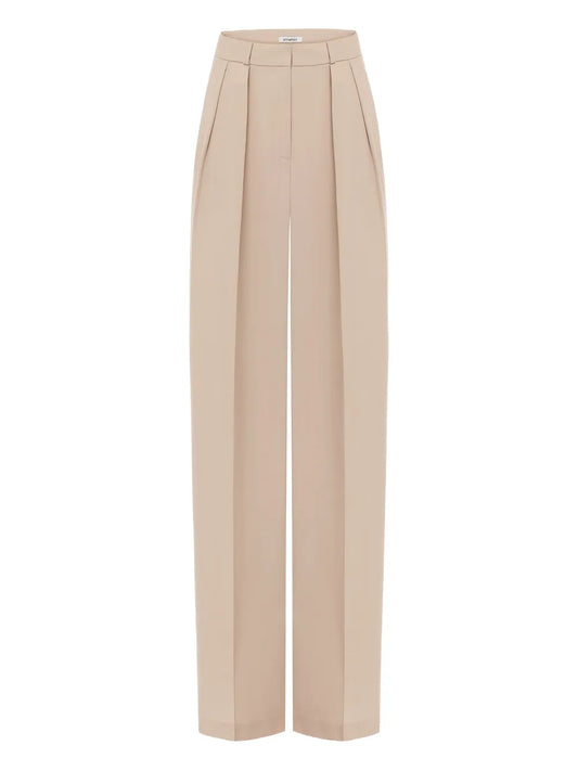 Pintuck Detailing Trousers