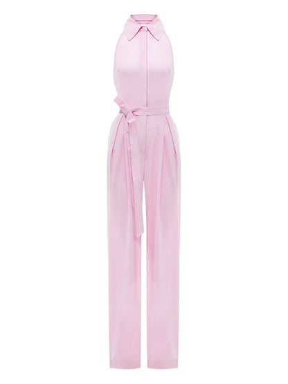 Halterneck Design Jumpsuit