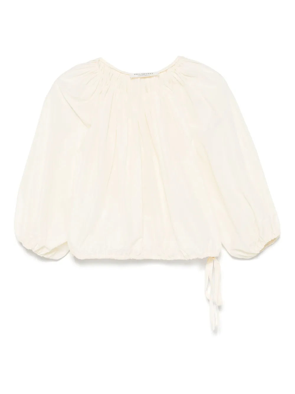 Pleat-Detail Blouse