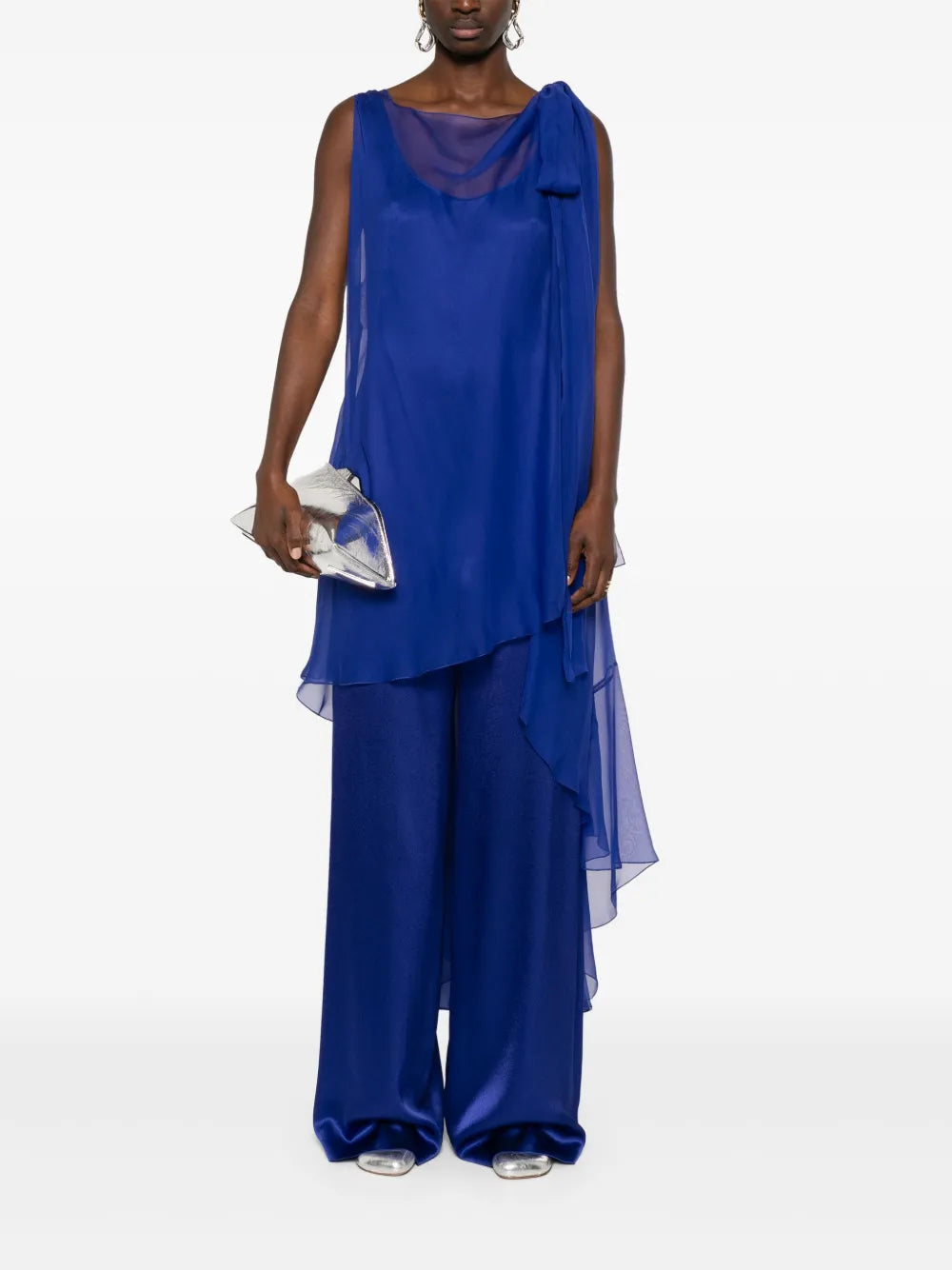 Cape-Detail Jumpsuit