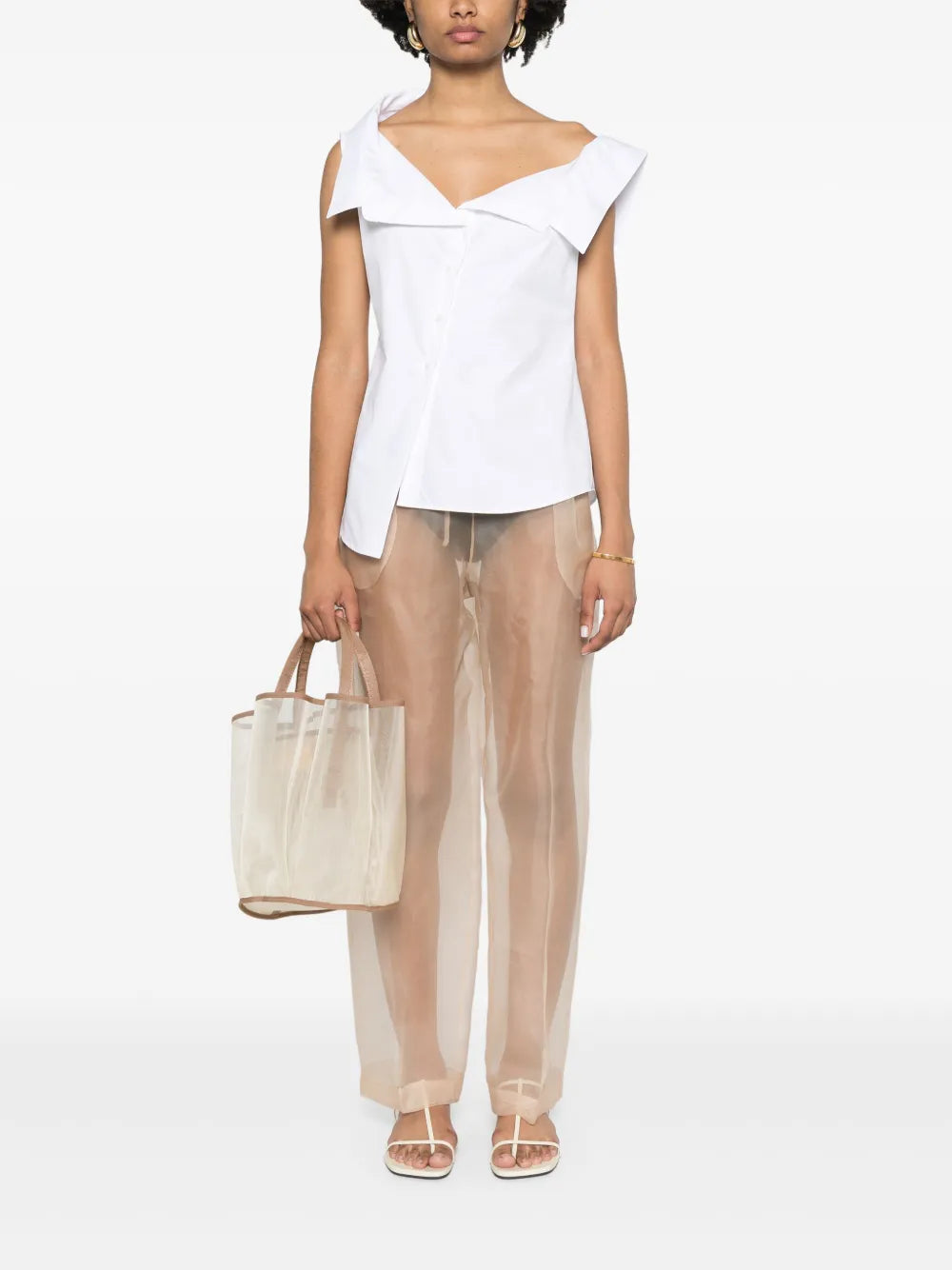 Deconstructed Off-Shoulder Top