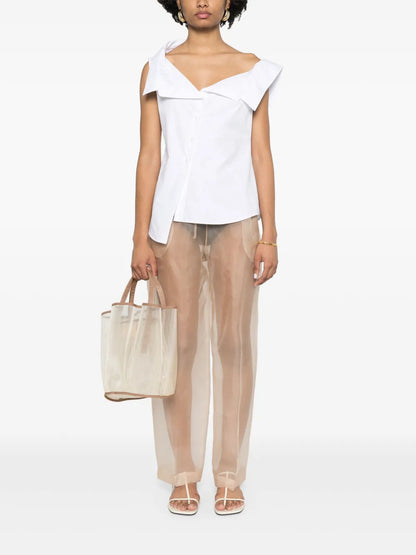 Deconstructed Off-Shoulder Top