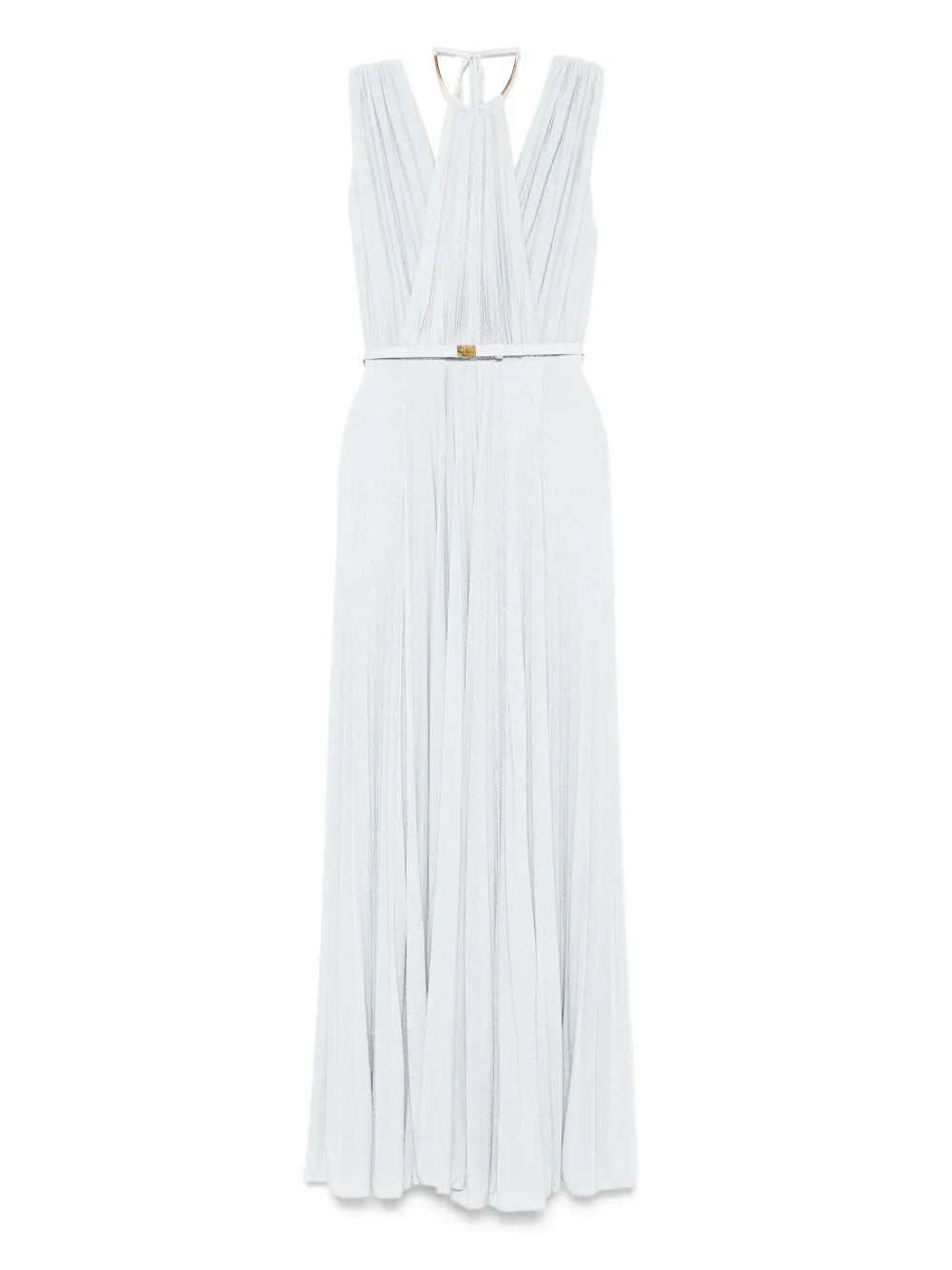 Plissé Maxi Dress