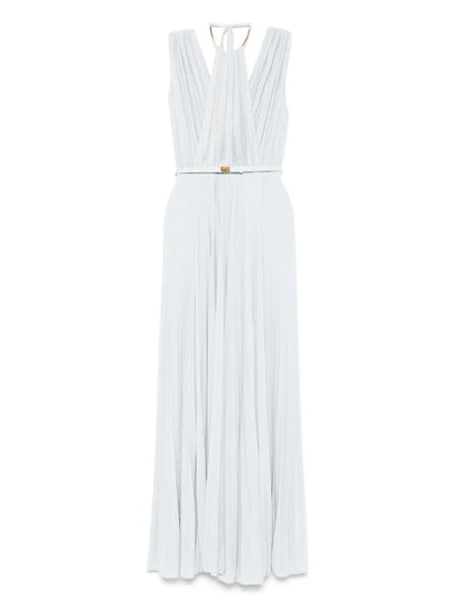Plissé Maxi Dress