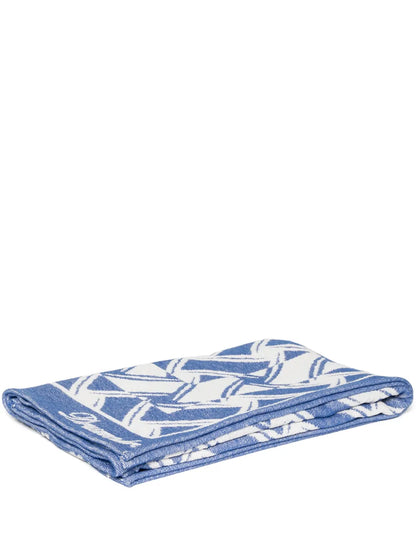 Pattern-Jacquard Beach Towel