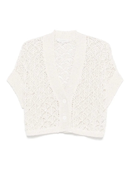 Sequin-Embellished Cardigan