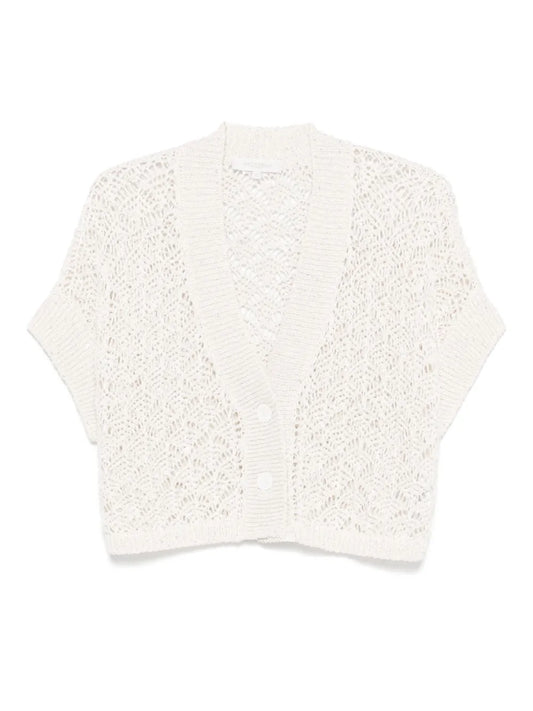Sequin-Embellished Cardigan