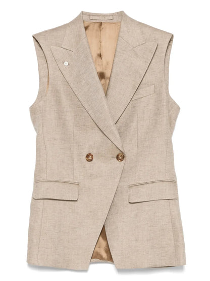 Linen Gilet