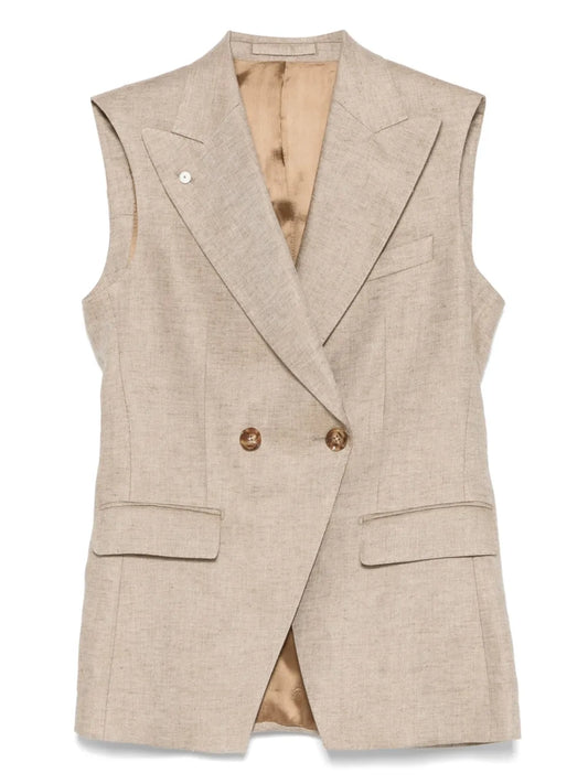 Linen Gilet