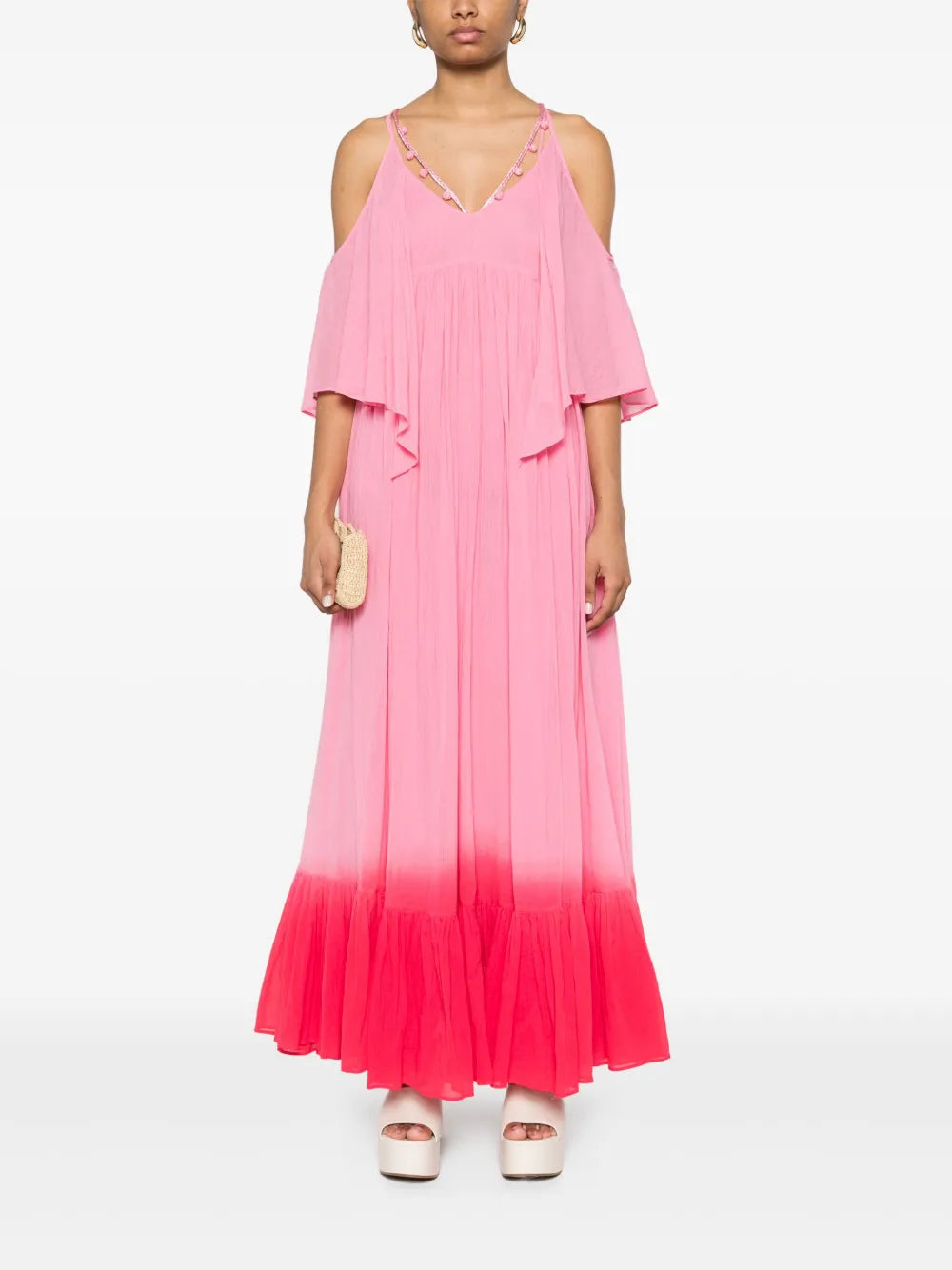 Draped Midi Dress