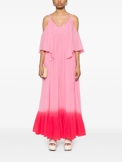 Draped Midi Dress