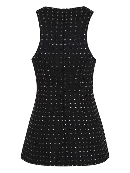 Stud-Embellished Tank Top