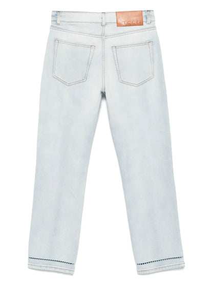 Logo-Embroidered Jeans