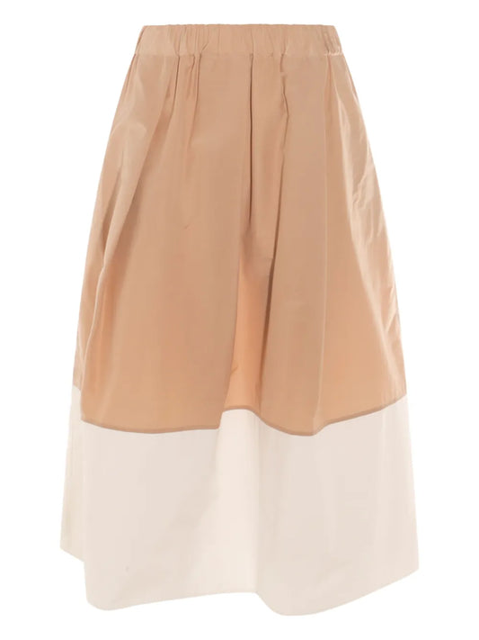 Colour-Block Midi Skirt