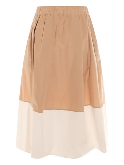 Colour-Block Midi Skirt