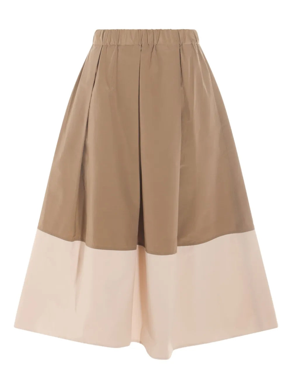 Colour-Block Midi Skirt