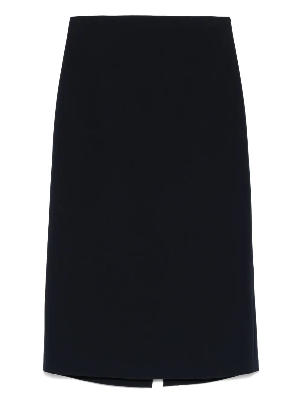 Rear-Slit Midi Skirt