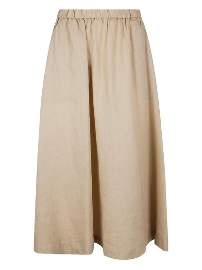 Linen Midi Skirt