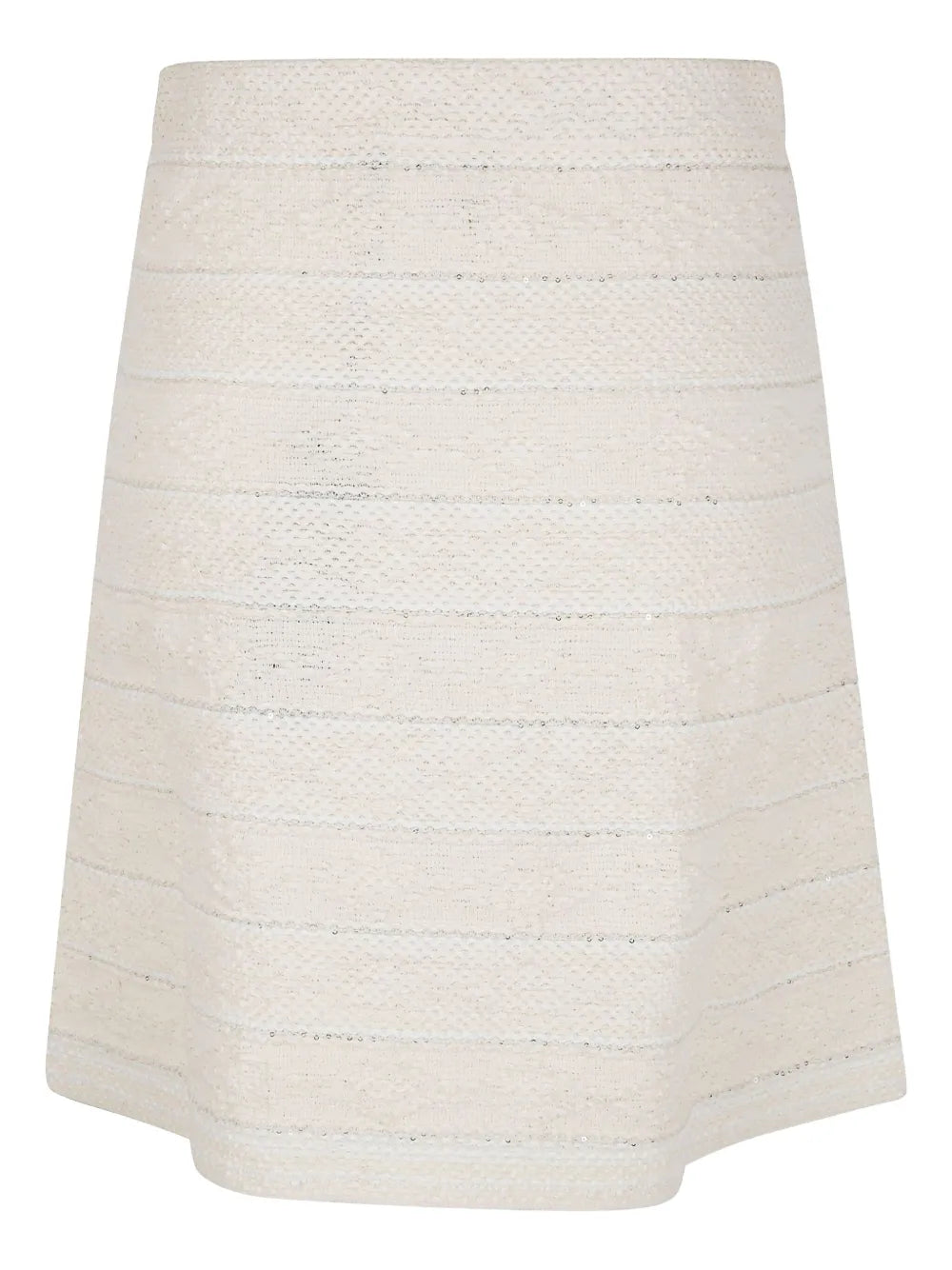 Sequined Textured Mini Skirt