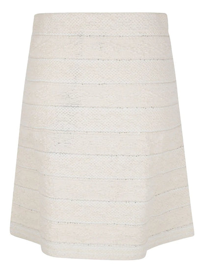 Sequined Textured Mini Skirt