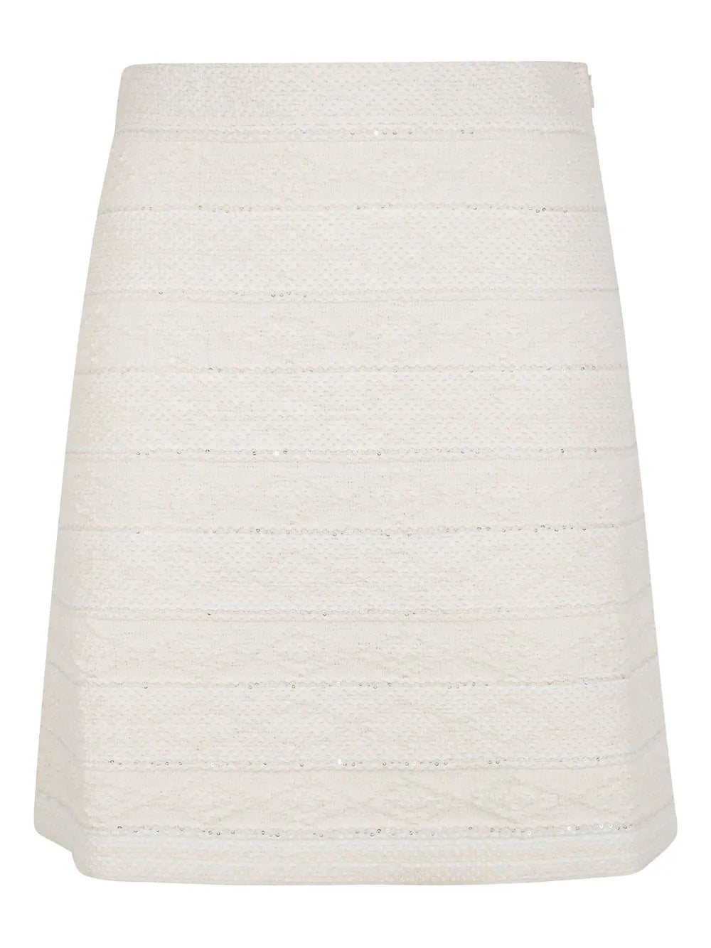 Sequined Textured Mini Skirt
