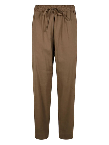 Elasticated-Waist Trousers
