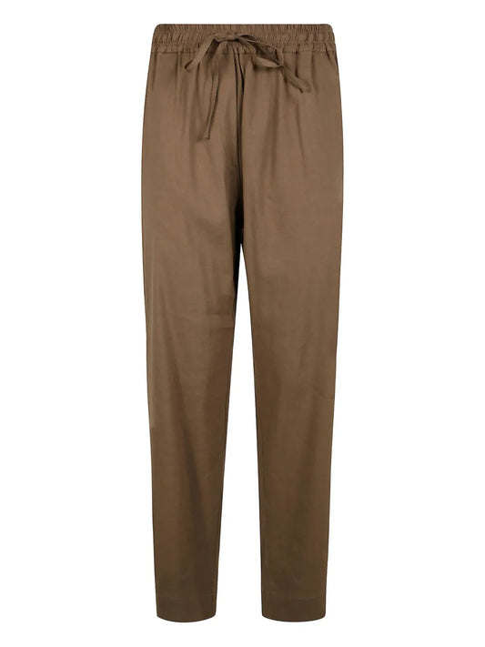 Elasticated-Waist Trousers