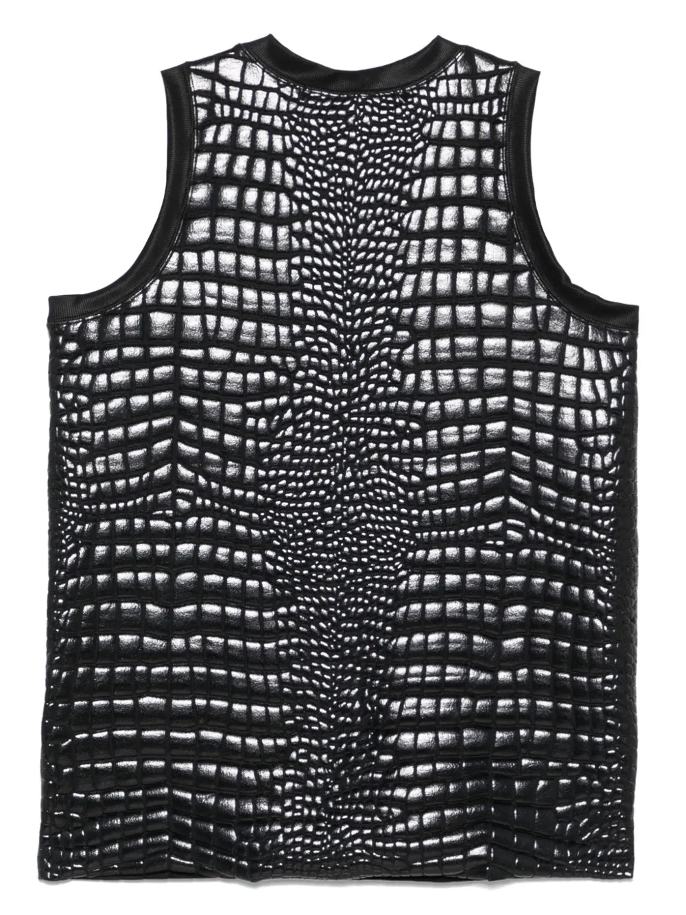 Crocodile-Embossed Top