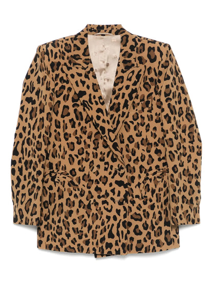 Leopard-Print Blazer