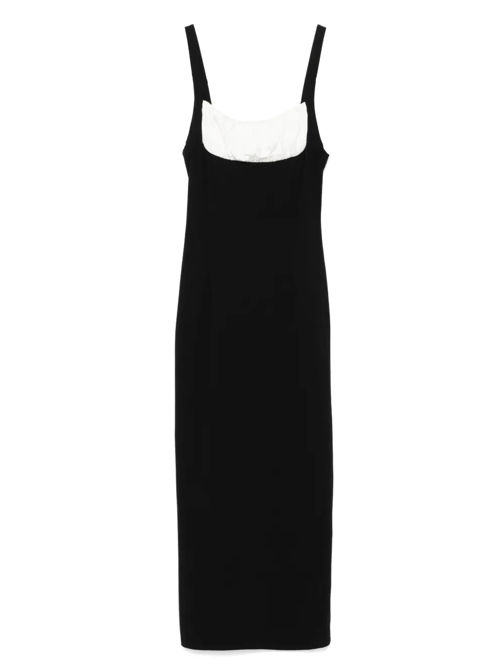Gathered Sleeveless Midi Dress