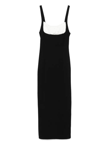Gathered Sleeveless Midi Dress