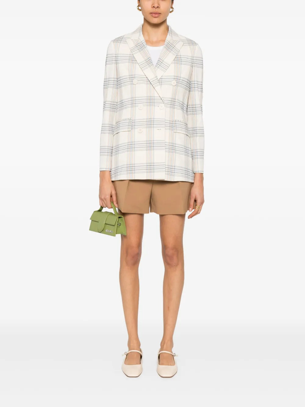 Checked Blazer
