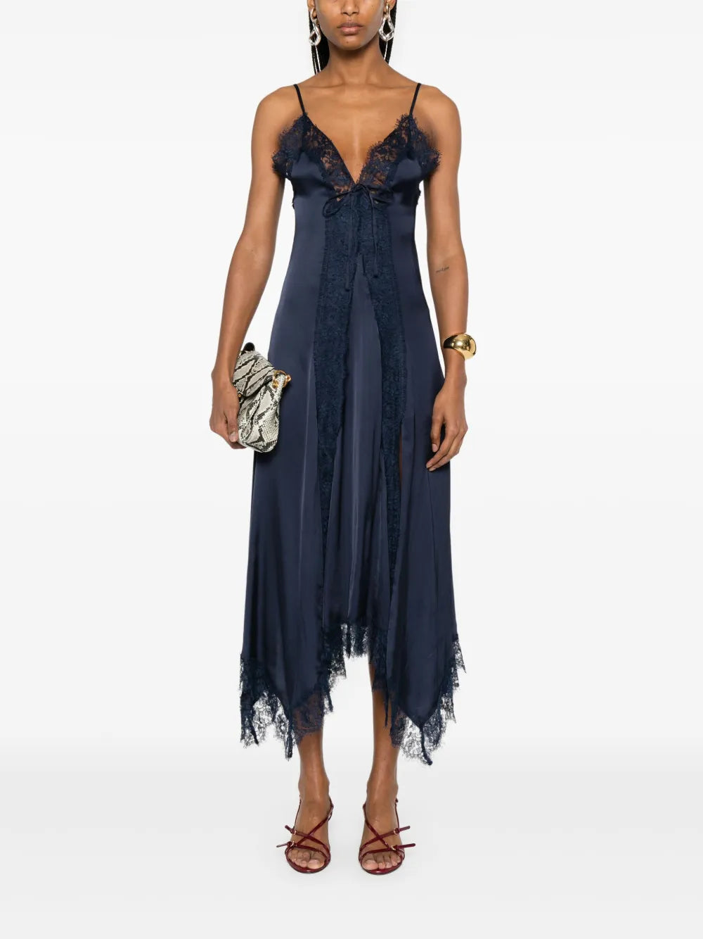 Silk Midi Dress
