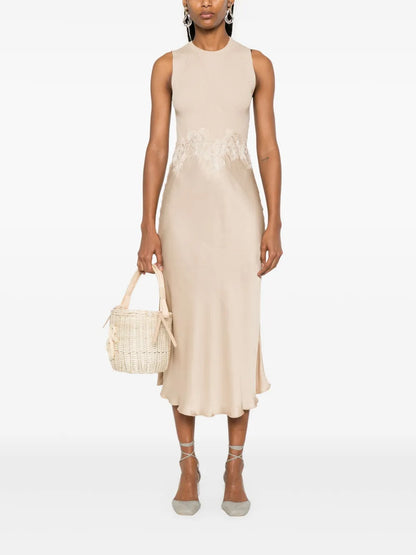 Panelled Midi Dress