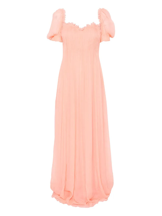 Pleated Maxi Dress