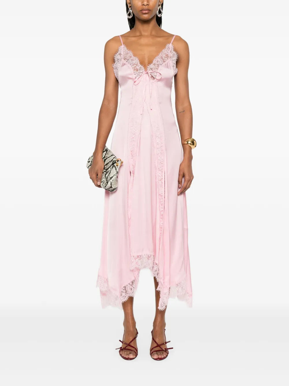 Silk Midi Dress