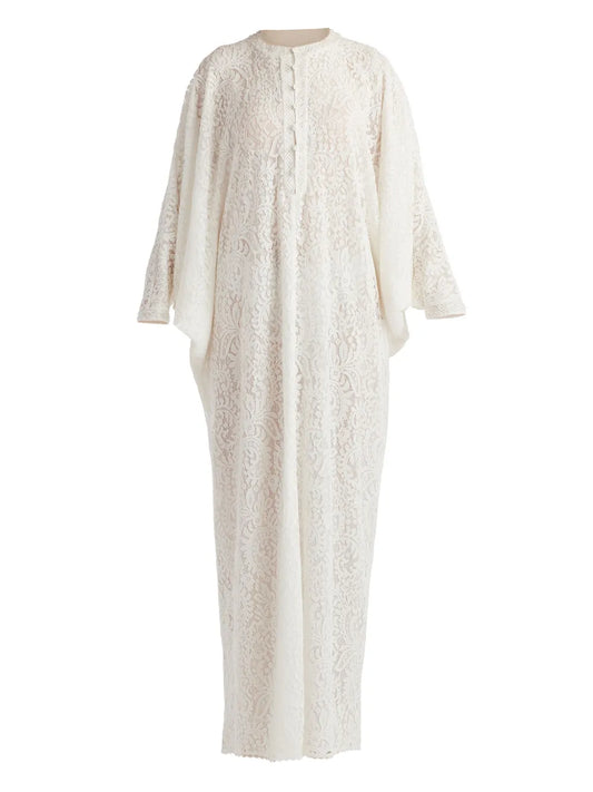 Lace Draped Dress