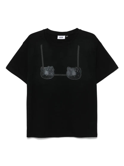Printed-Bra T-Shirt