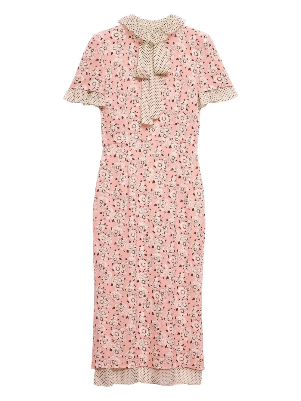Printed Georgette Midi Dress