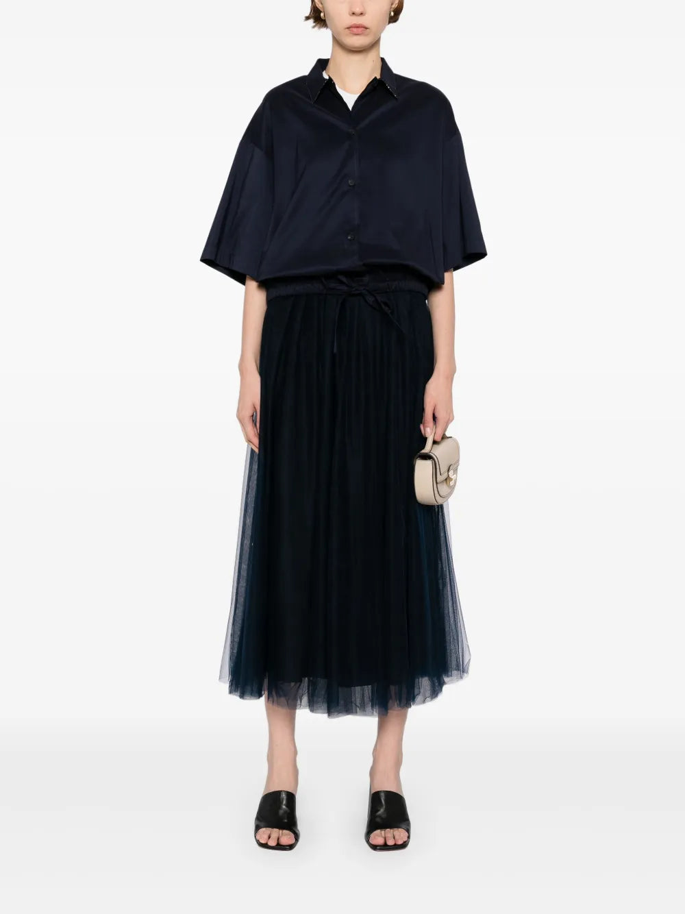 Tulle Midi Skirt