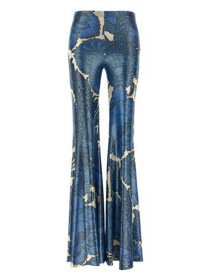 Floral-Print Trousers