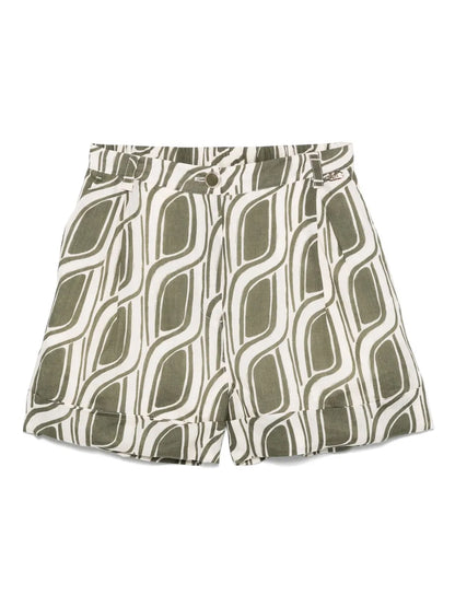 Graphic-Print Shorts