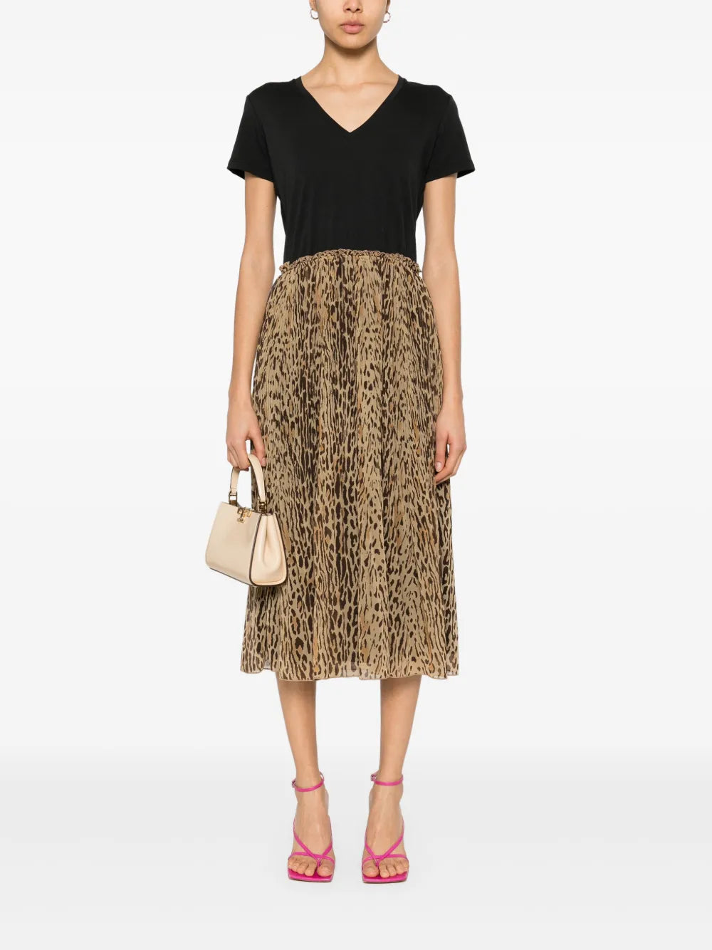Printed Midi Dress