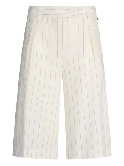 Striped Bermuda Shorts