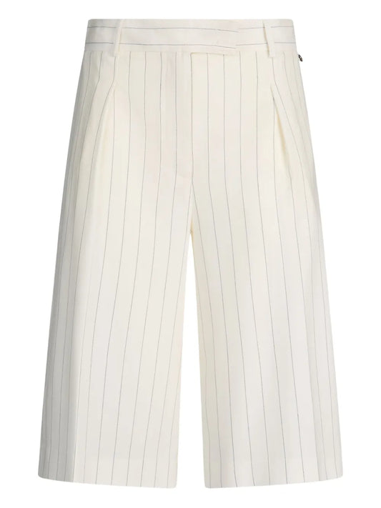 Striped Bermuda Shorts