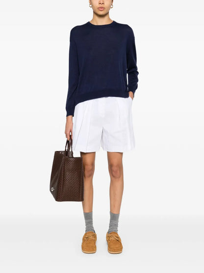 Pleat-Detailed Shorts